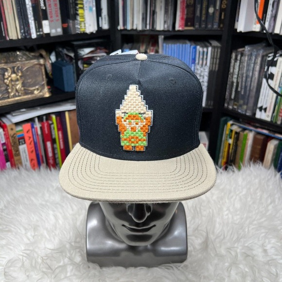 Nintendo The Legend of Zelda Link Pixel Snapback Hat 2017 - Picture 1 of 5